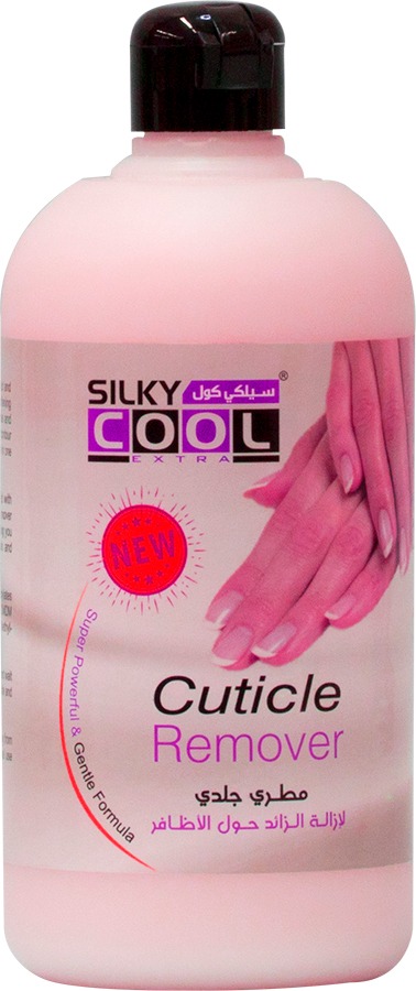 Silky Cool Extra Nails Cuticle Remover, 500ml, Pink
